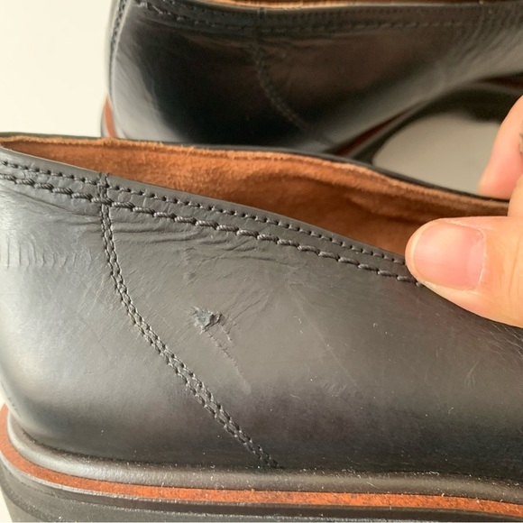 PAUL GREEN Natasha Black Leather Leopard Print Loafer Sz 6/US 8.5 - Picture 12 of 12